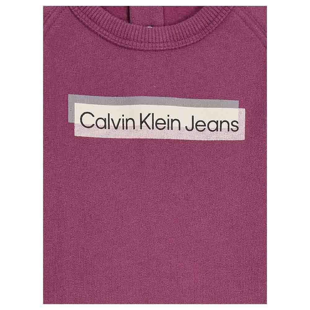 Calvin Klein - 2pc-Set - CK Logo Sweatshirt & Joggers - Amaranth