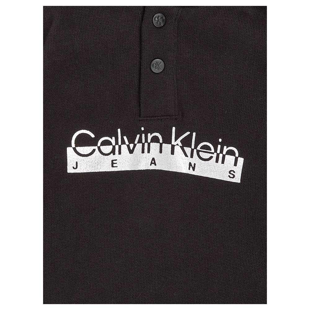 Calvin Klein - 2pc-Set - Metallic Hero Logo Hoodie And Pant - Black