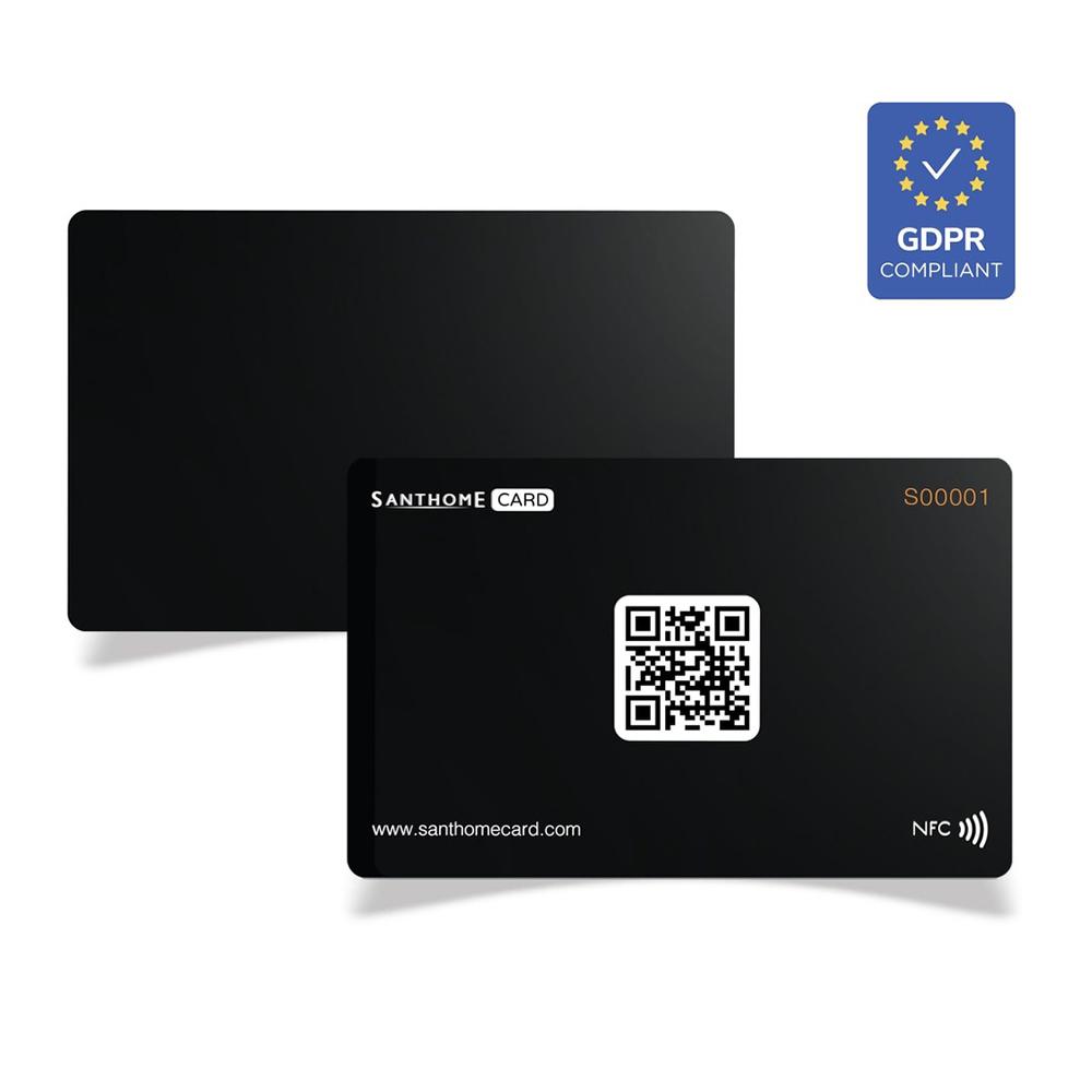 Santhome - Digital Business NFC Card - Black