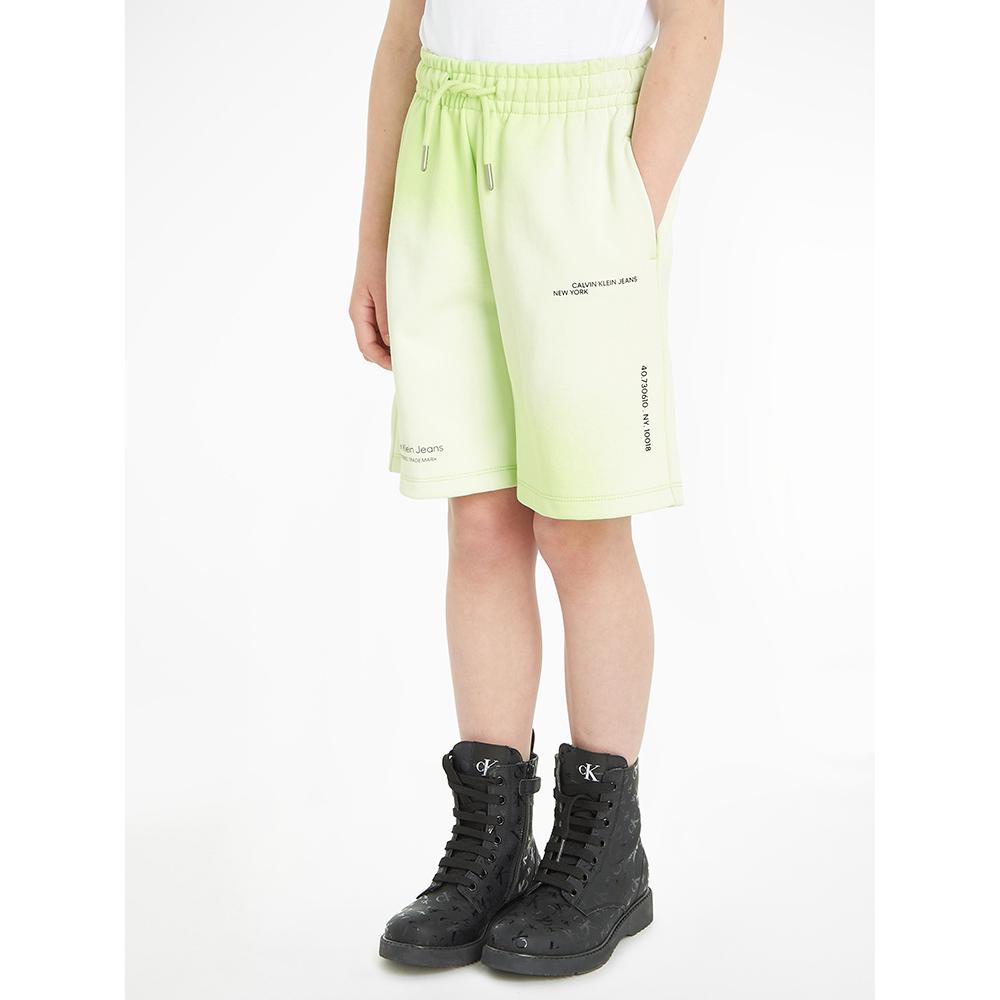 Calvin Klein - Spray Printed Relaxed Shorts - Green