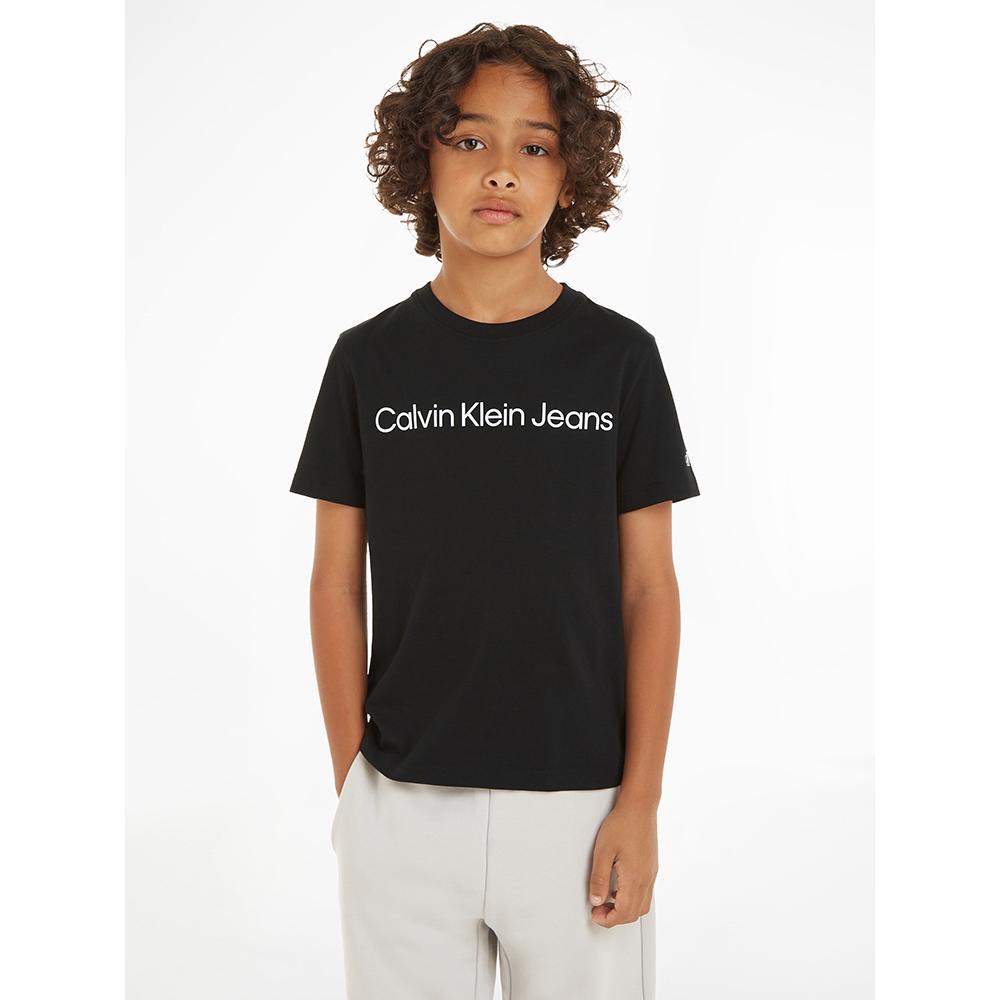 Calvin Klein - Logo Design Short Sleeves T-Shirt - Black