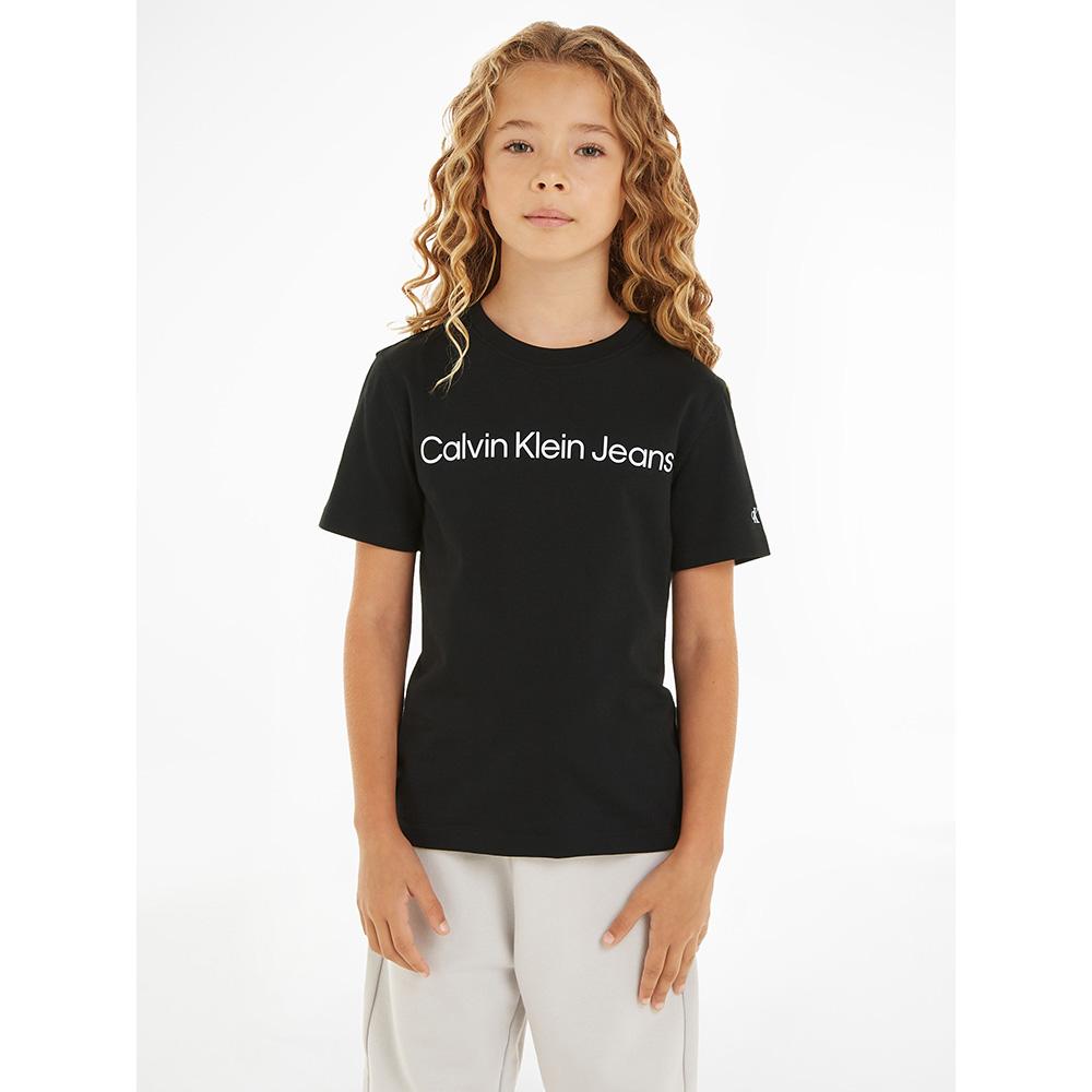 Calvin Klein - Logo Design Short Sleeves T-Shirt - Black