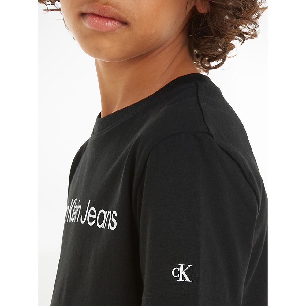 Calvin Klein - Logo Design Short Sleeves T-Shirt - Black