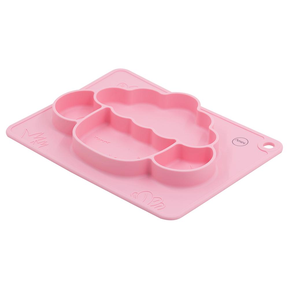 A'ish Home - Amini Sheep Design Kids Plate - Pink