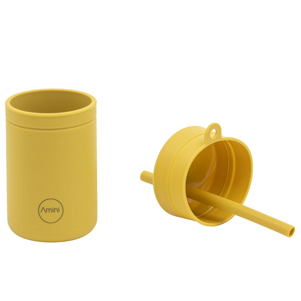 A'ish Home - Silicone Drinking Cup - Mango Yellow