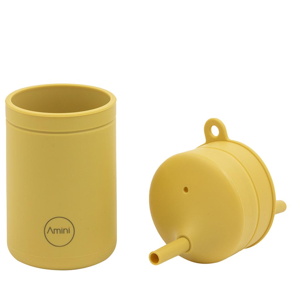 A'ish Home - Silicone Drinking Cup - Mango Yellow