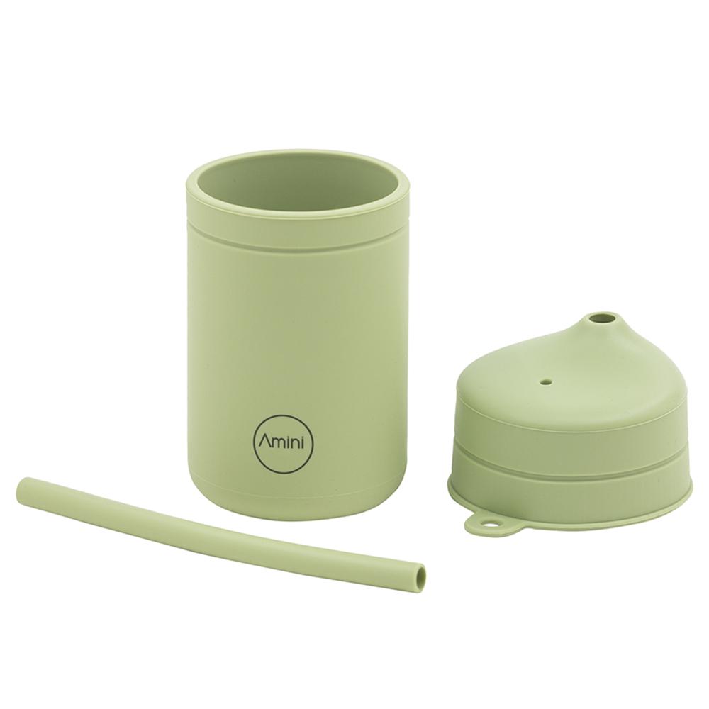 A'ish Home - Silicone Drinking Cup - Olive Green