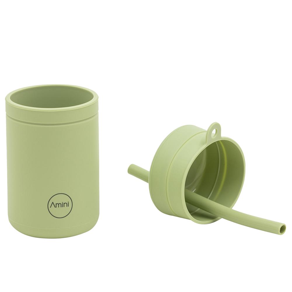 A'ish Home - Silicone Drinking Cup - Olive Green