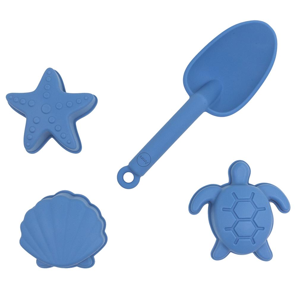 A'ish Home - Beach Bucket Playset - Blue - 5pcs