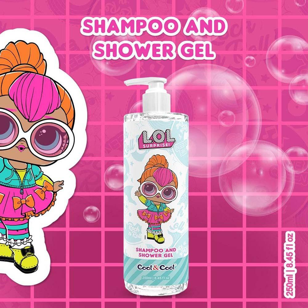 Cool & Cool - LOL Surprise Neon QT Kids Shampoo And Shower Gel - 250ml