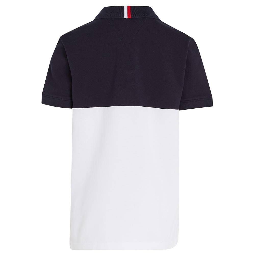 Tommy Hilfiger - Colorblock Short Sleeves Polo T-Shirt - White