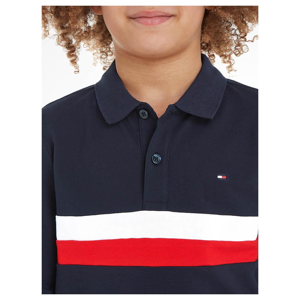 Tommy Hilfiger - Colorblock Longsleeves Polo T-Shirt - Blue