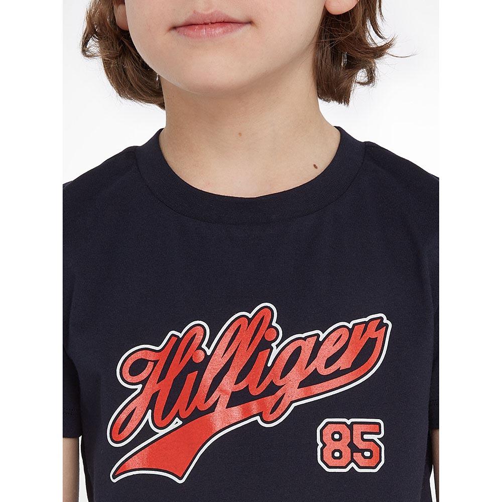 Tommy Hilfiger - Hilfiger Script Short Sleeve Tee - Blue