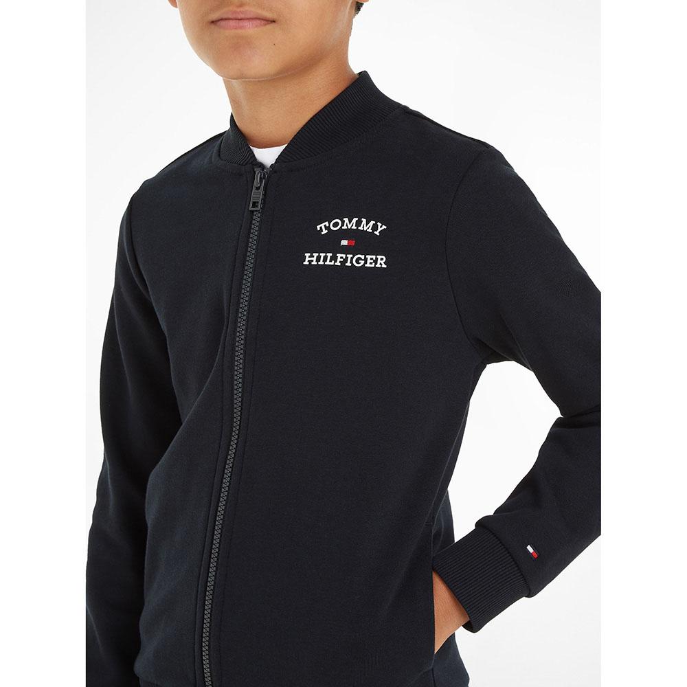 Tommy Hilfiger - TH Logo Zip Trough Jacket - Blue