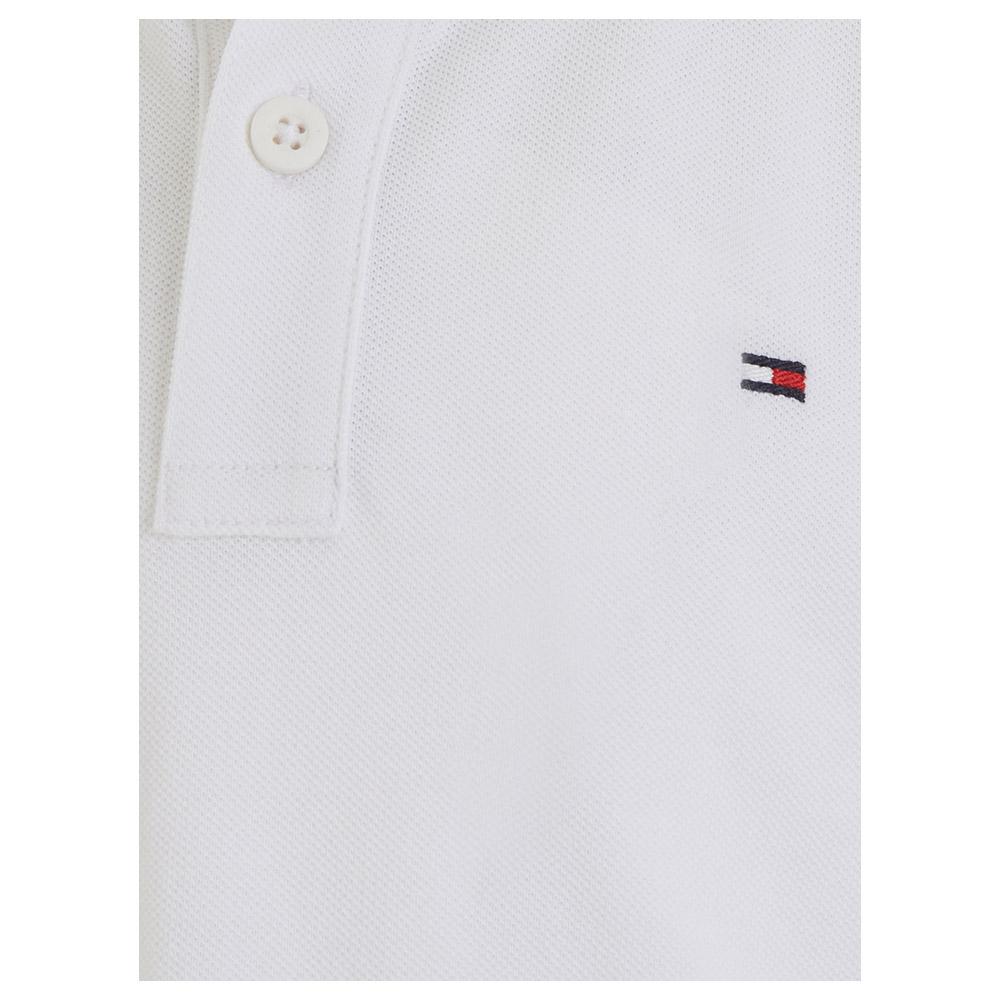 Tommy Hilfiger - Flag Embroidery Short Sleeves Polo Shirt - White