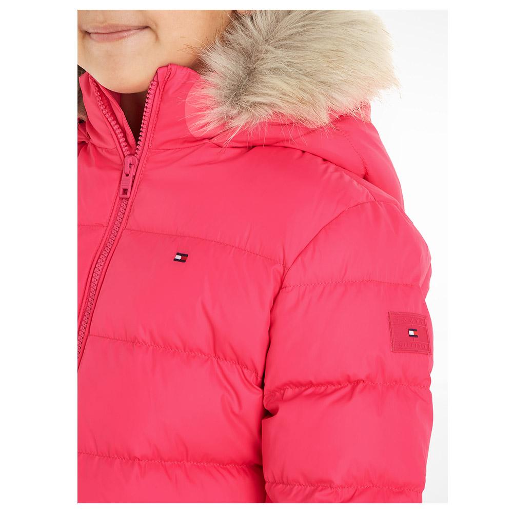 Tommy Hilfiger - Essential Down Fur Hood Jacket - Pink