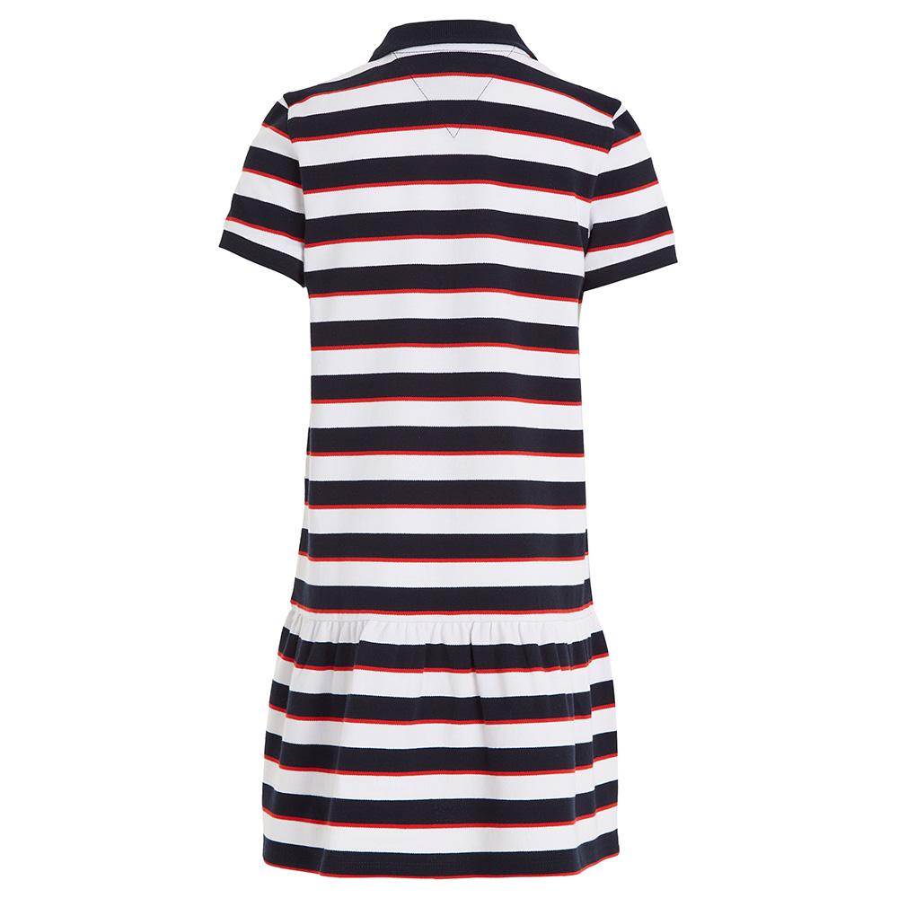 Tommy Hilfiger - Essential Short Sleeve Polo Dress - Blue/Red