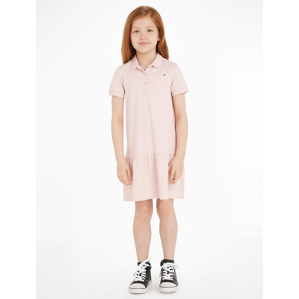 Tommy Hilfiger - Essential Short Sleeve Polo Dress - Pink