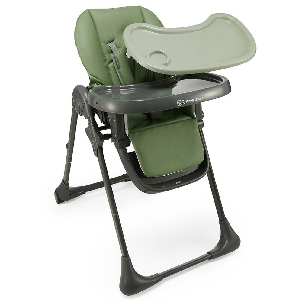 Kinderkraft - 2-in-1 Tummie High Chair - Green