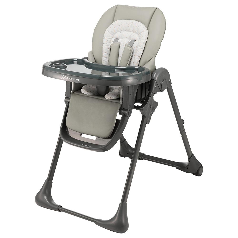 Kinderkraft - 2-in-1 Tummie High Chair - Grey