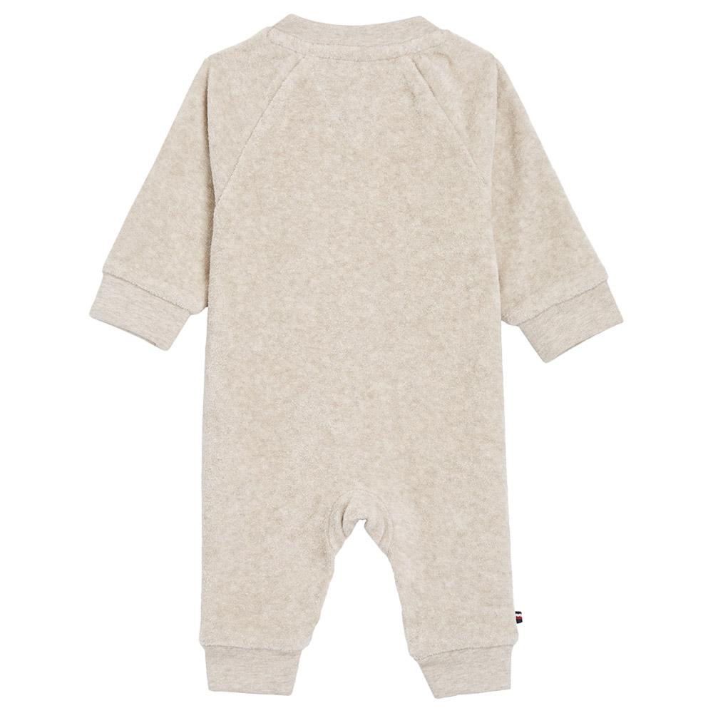 Tommy Hilfiger - Baby Curved Monotype Coverall - Brown