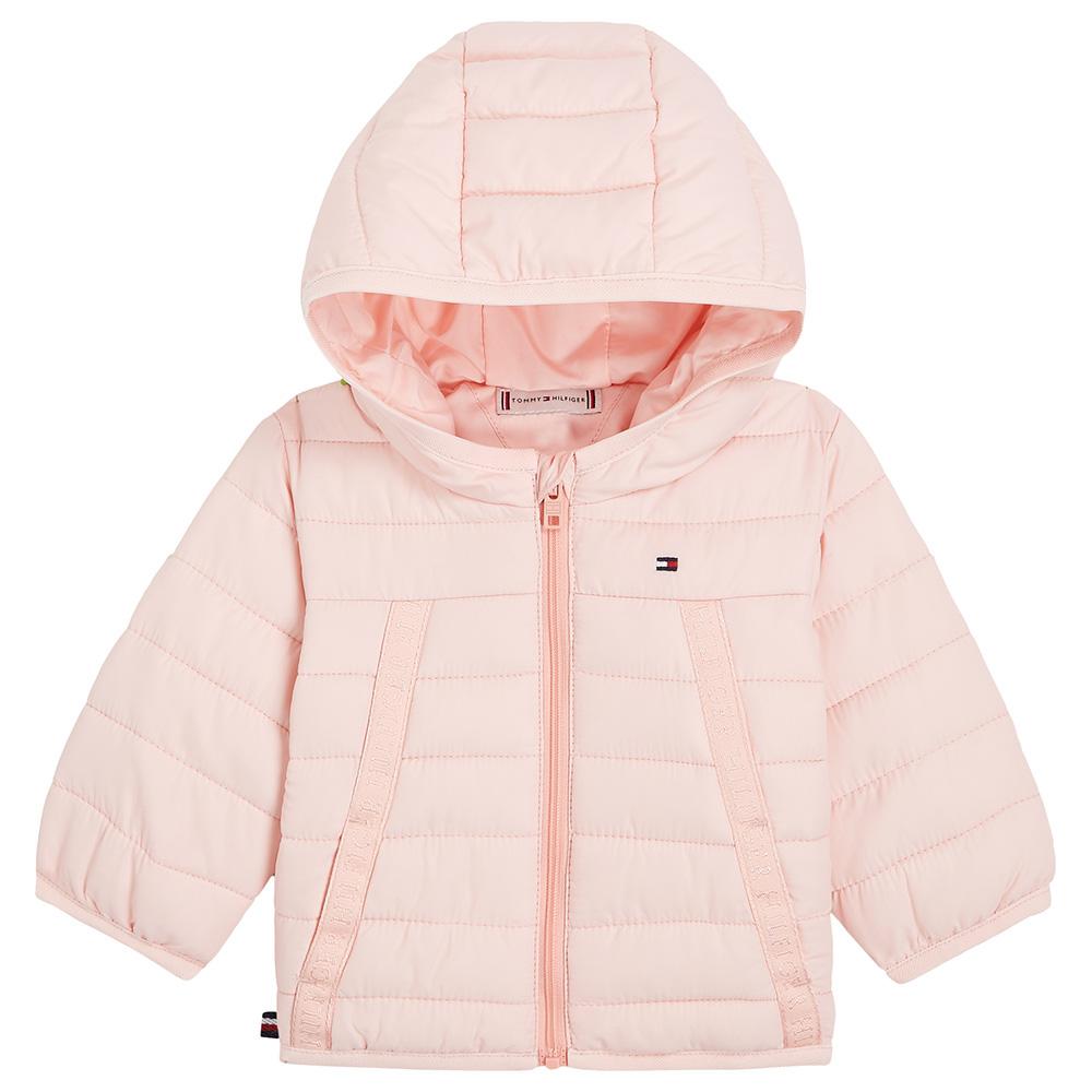 Tommy Hilfiger - Baby Monotype Tape Puffer Jacket - Pink