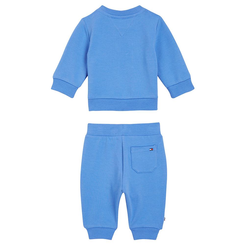 Tommy Hilfiger - 2pc-Set - Baby TH Logo Print Set - Blue