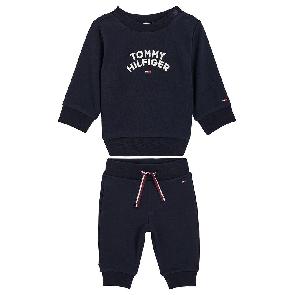 Tommy Hilfiger - 2pc-Set - Baby Hilfiger Flag Tracksuit - Blue