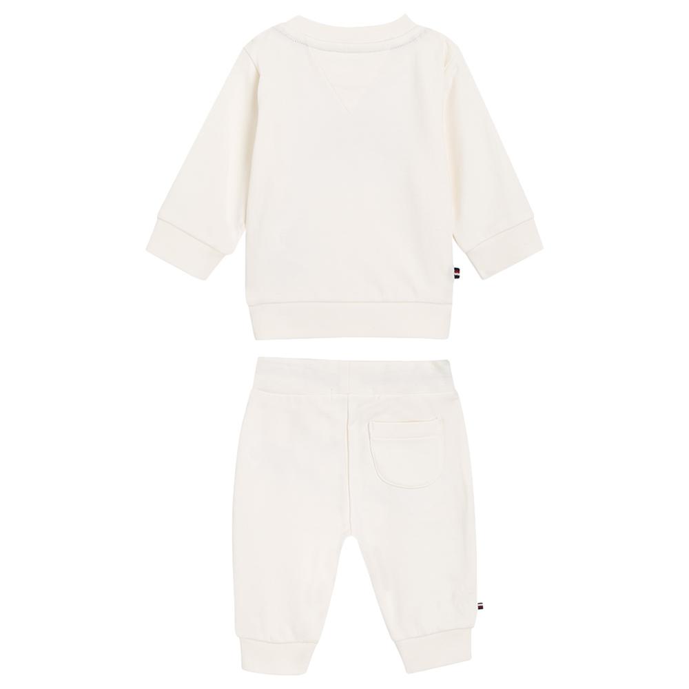 Tommy Hilfiger - 2pc-Set - Baby Hilfiger Flag Tracksuit - White