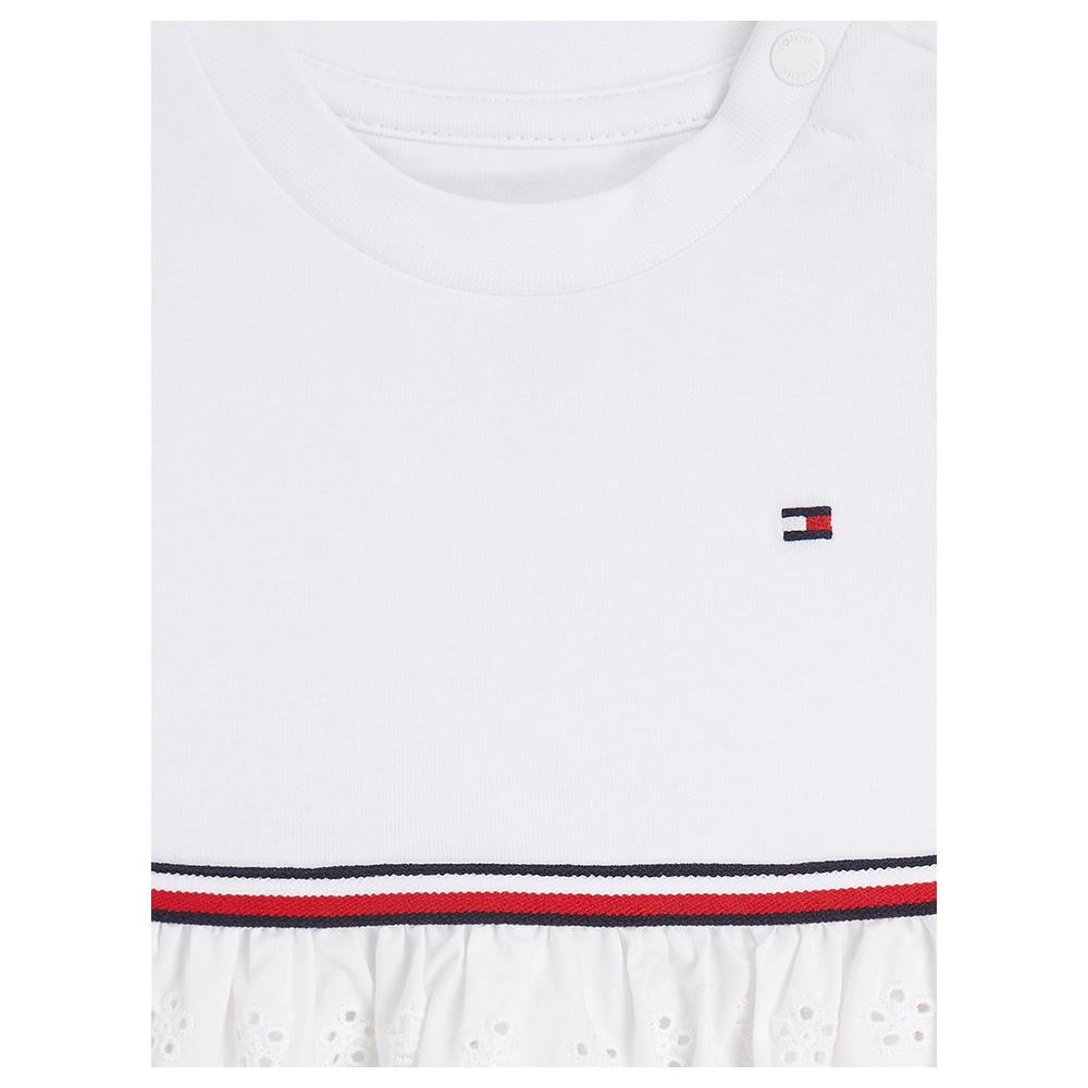 Tommy Hilfiger - Baby Broderie Anglaise Dress And Brief - White