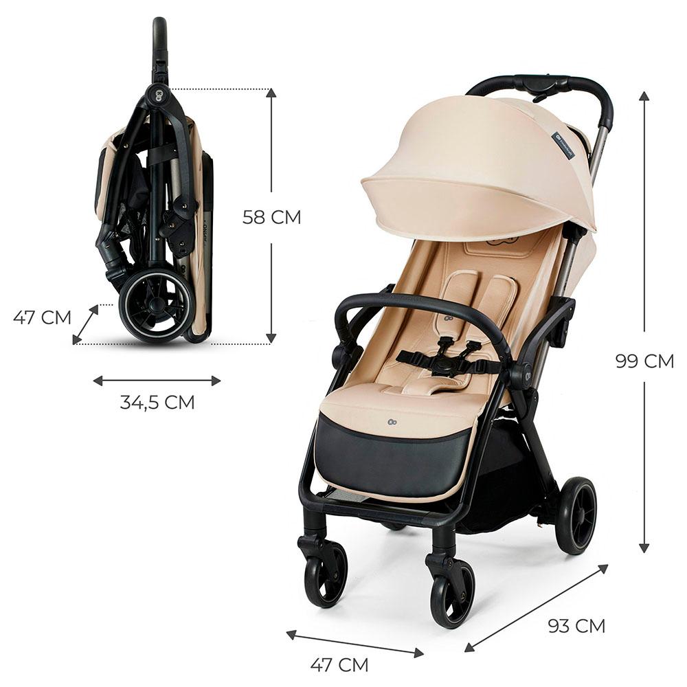 Kinderkraft - Apino Baby Stroller - Dune Beige