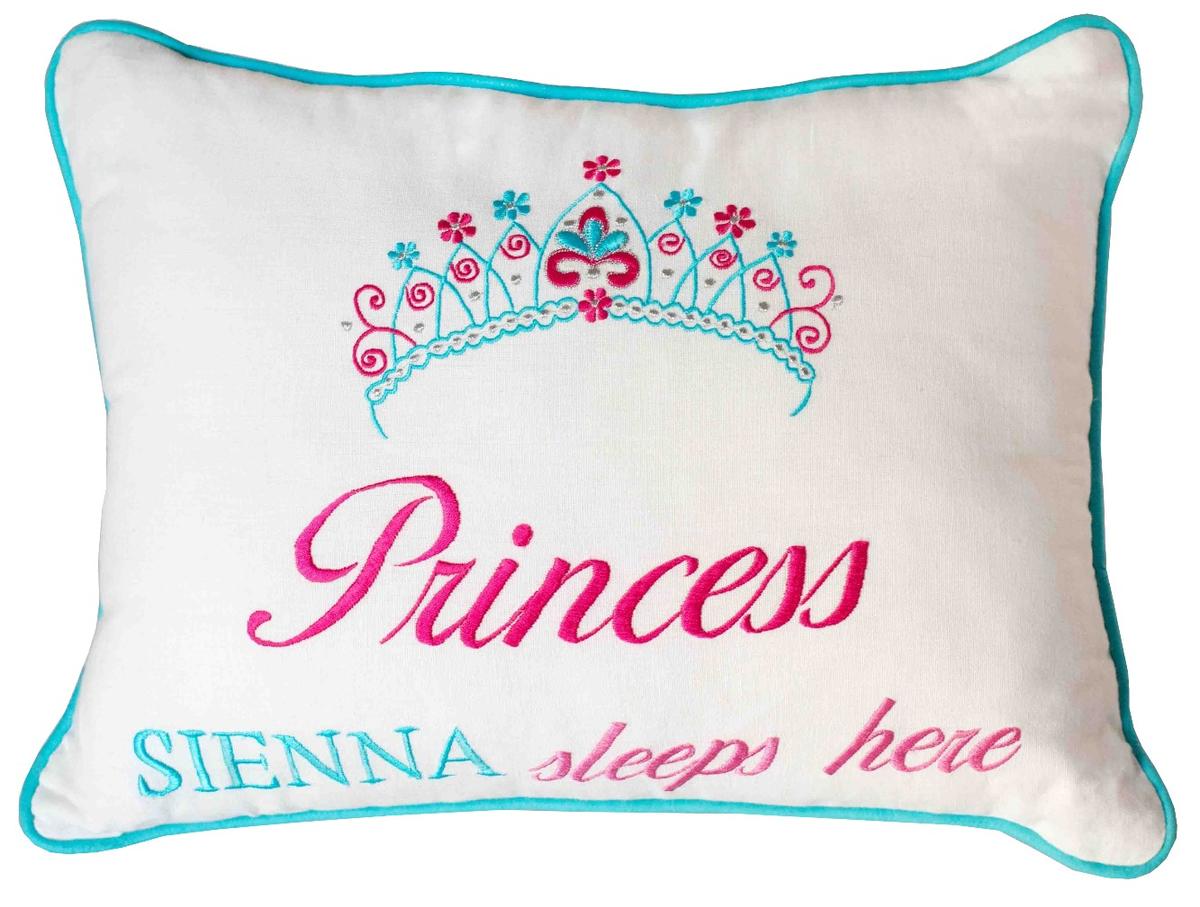 Little West Street - Princess Sleeps Here Personalised Pillow