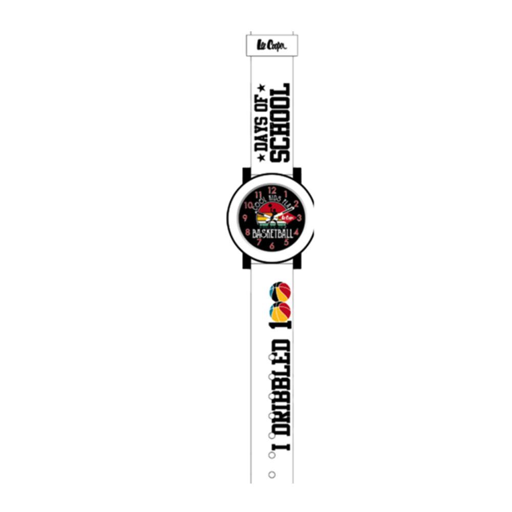 Lee Cooper - Kids Black Dial Analog Watch - White - 30 mm