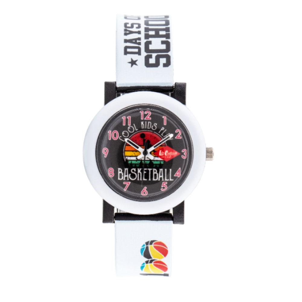 Lee Cooper - Kids Black Dial Analog Watch - White - 30 mm