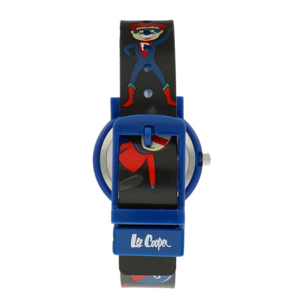 Lee Cooper - Kids Blue Dial Analog Watch - Black/Blue - 30 mm