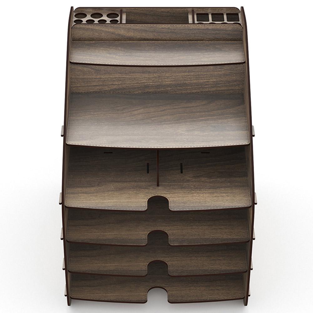 Home Canvas - Cosmo Organizer - Large - Walnut