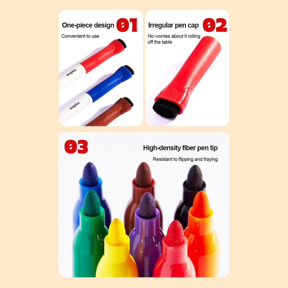 Mideer - White Board Markers - 8pcs