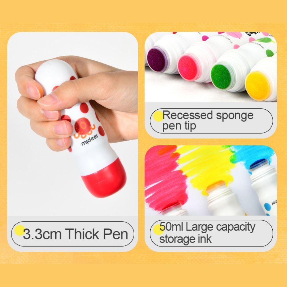 Mideer - Magic Dot Markers - 12pcs