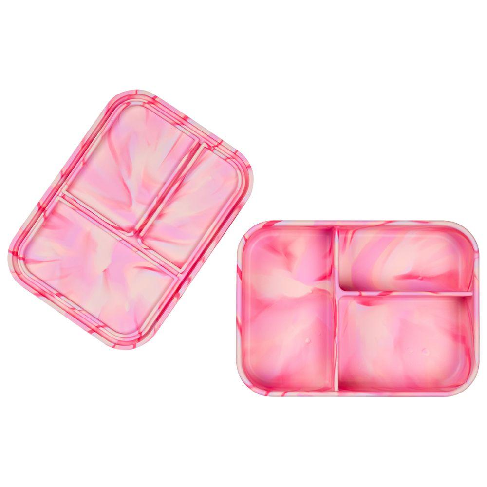 Munchbox Bento - Flexi3 3 Compartment Lunch Box - Rose Pink