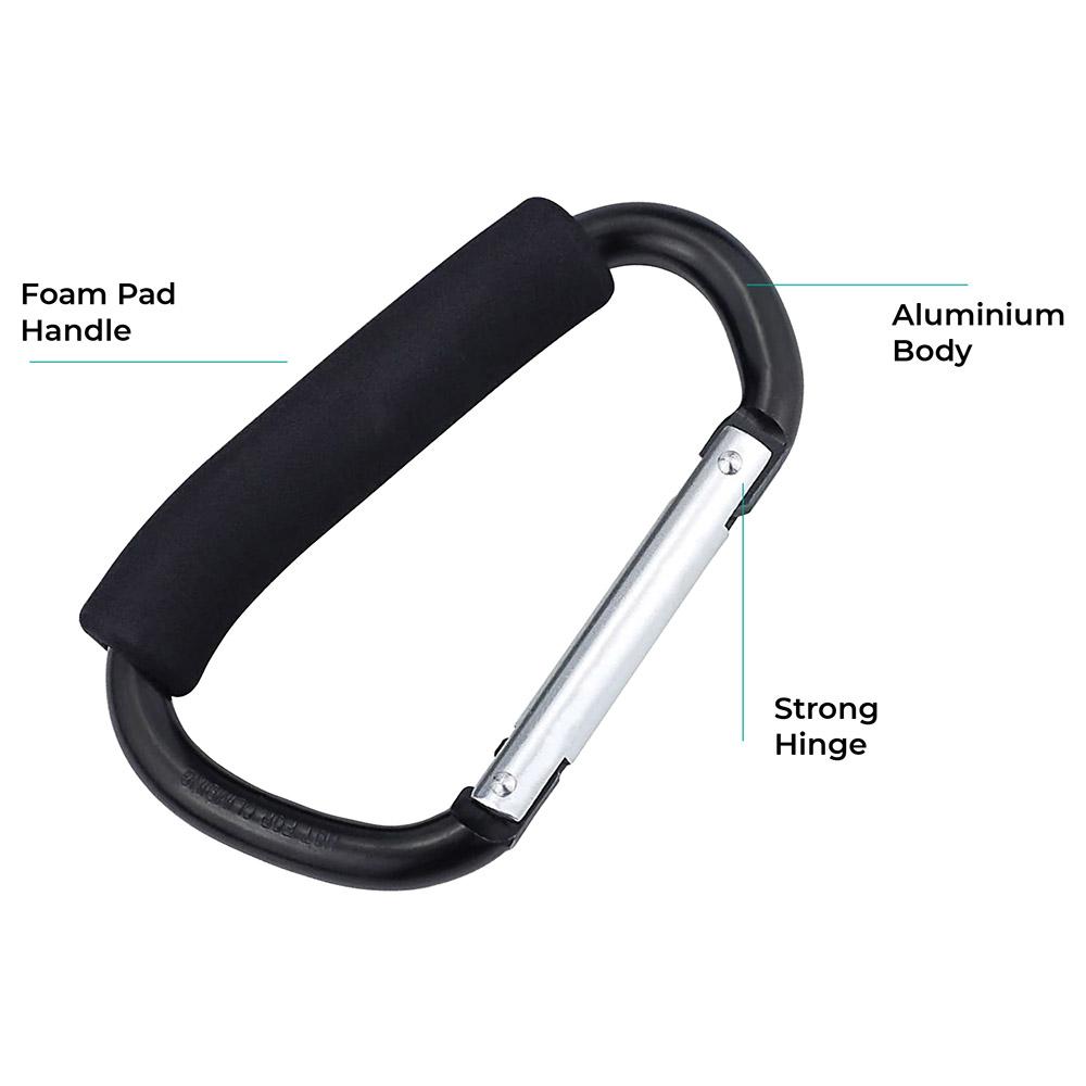 Moon - Hands-Free Baby Stroller Hook Only - Black