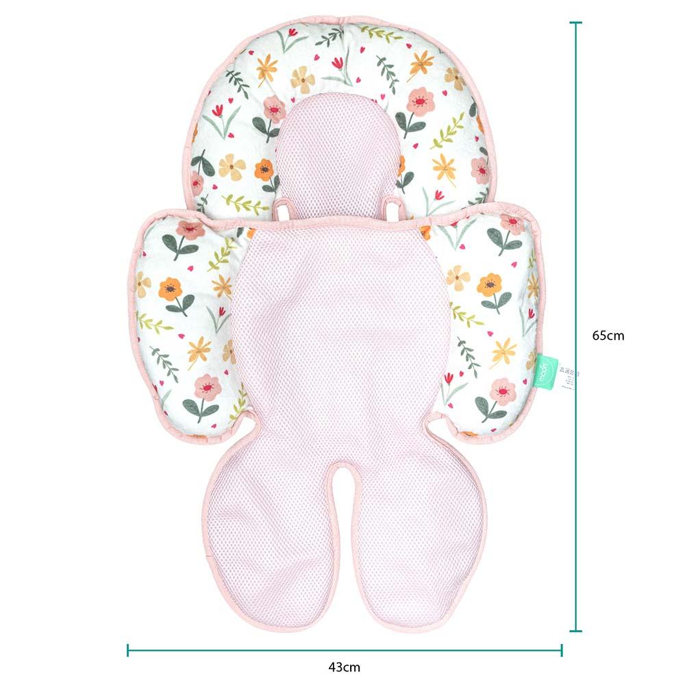 Moon - Body Support Washable Car Seat Cushion Only - Flowers