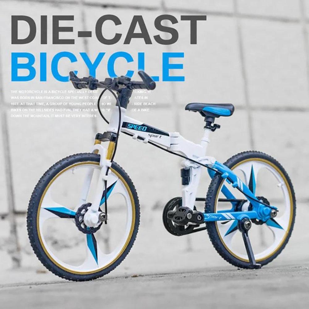 Msz - 1/10 Pegasus Bicycle Die-Cast Replica - White