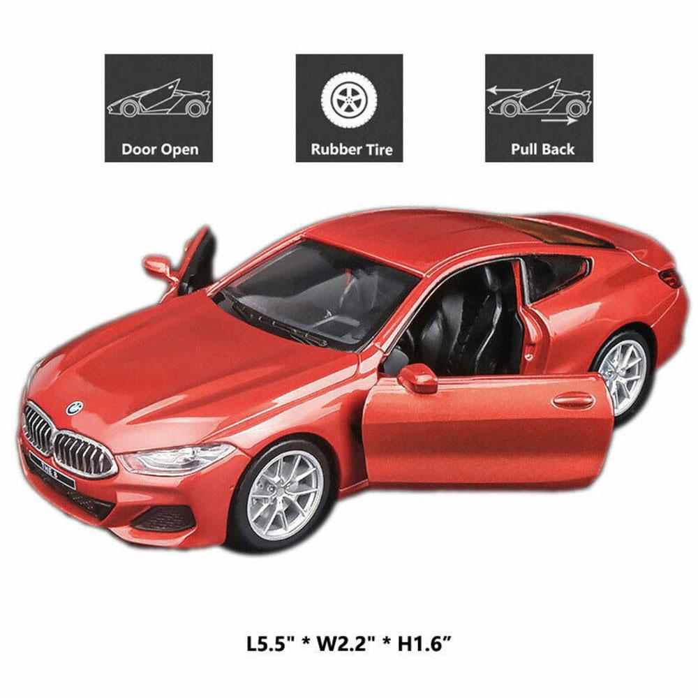 Msz - 1/64 BMW M850I Car Die-Cast Replica - Orange