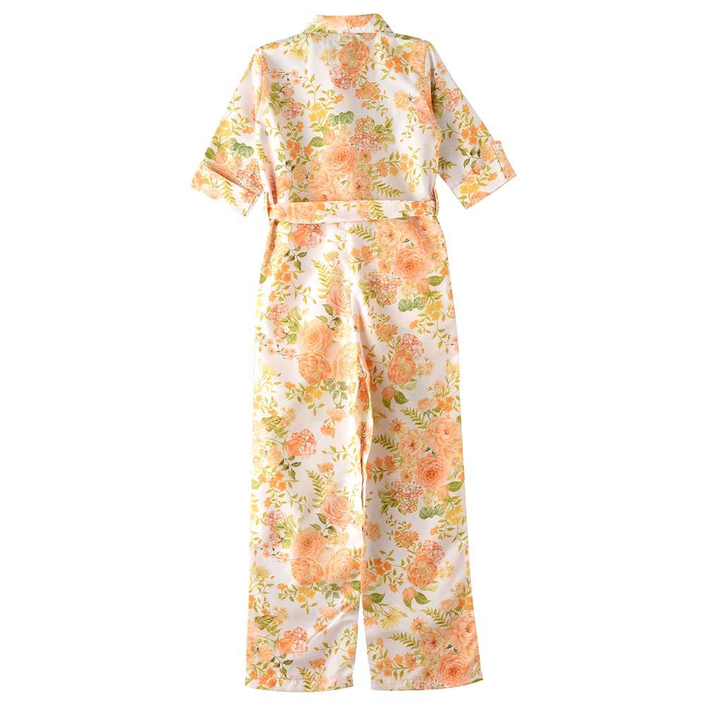 Jelliene - Tween Trendsetter Style Printed Jumpsuit