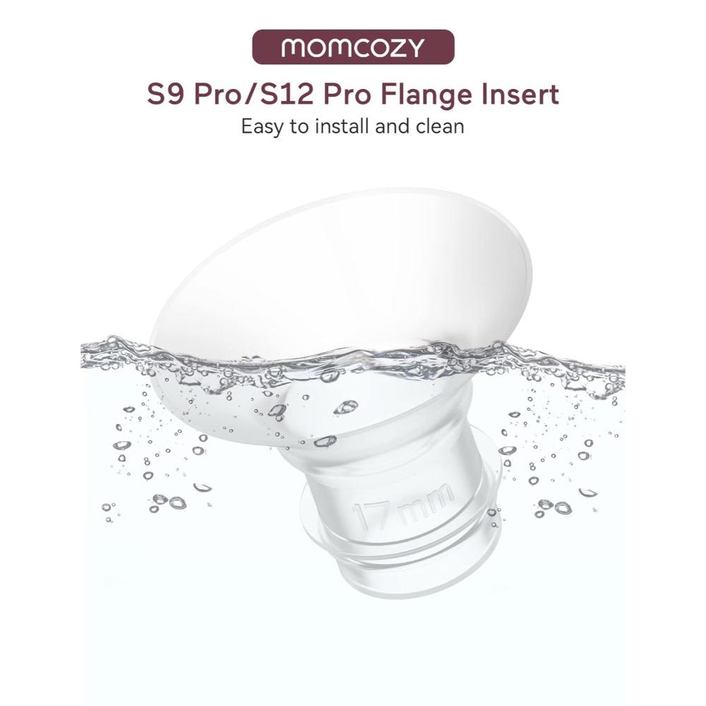 Momcozy - Flange Insert Only For S12 Pro Breast Pump - White - 17 mm