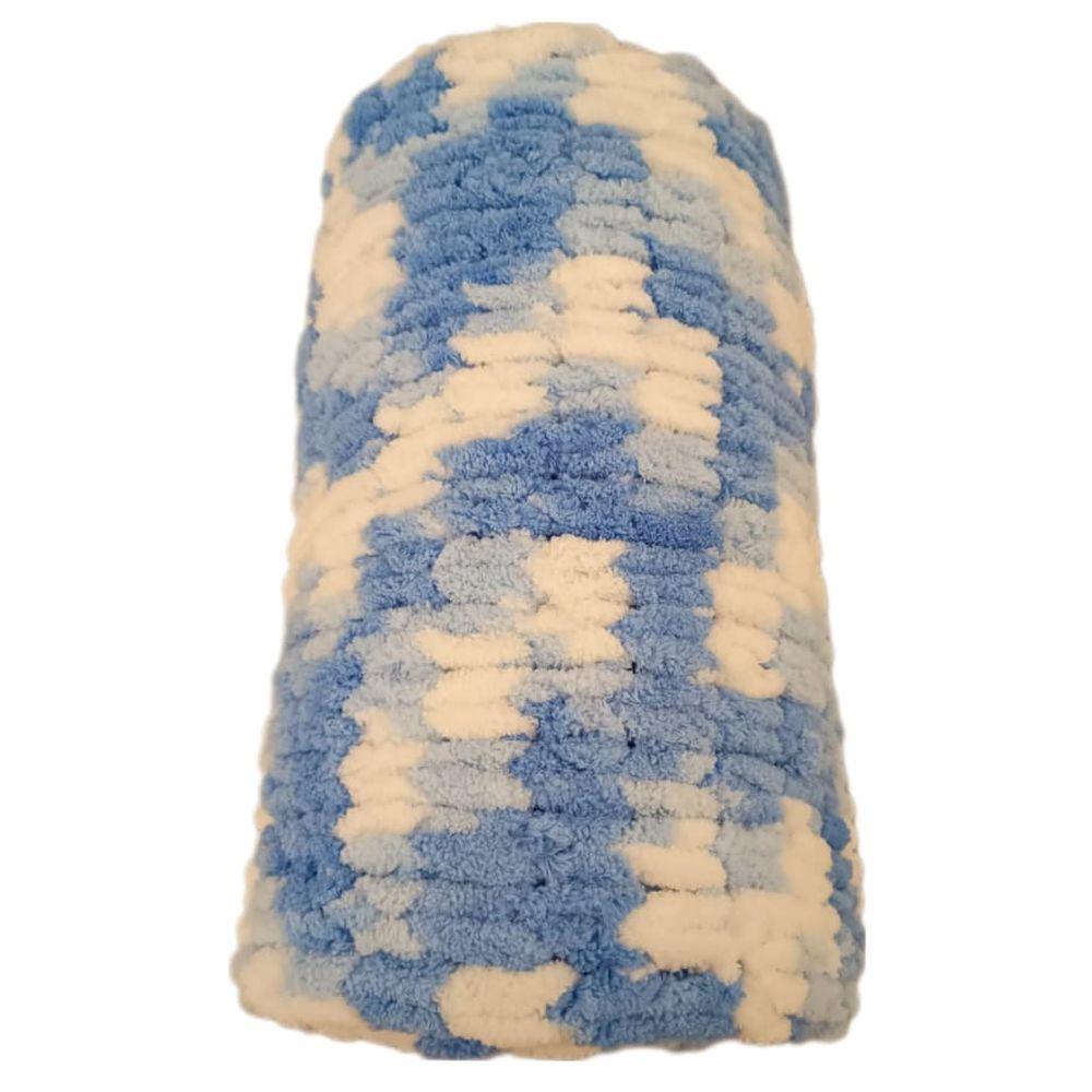 Pikkaboo - HeavenlyHugs Handmade Crochet Baby Blanket - Blue