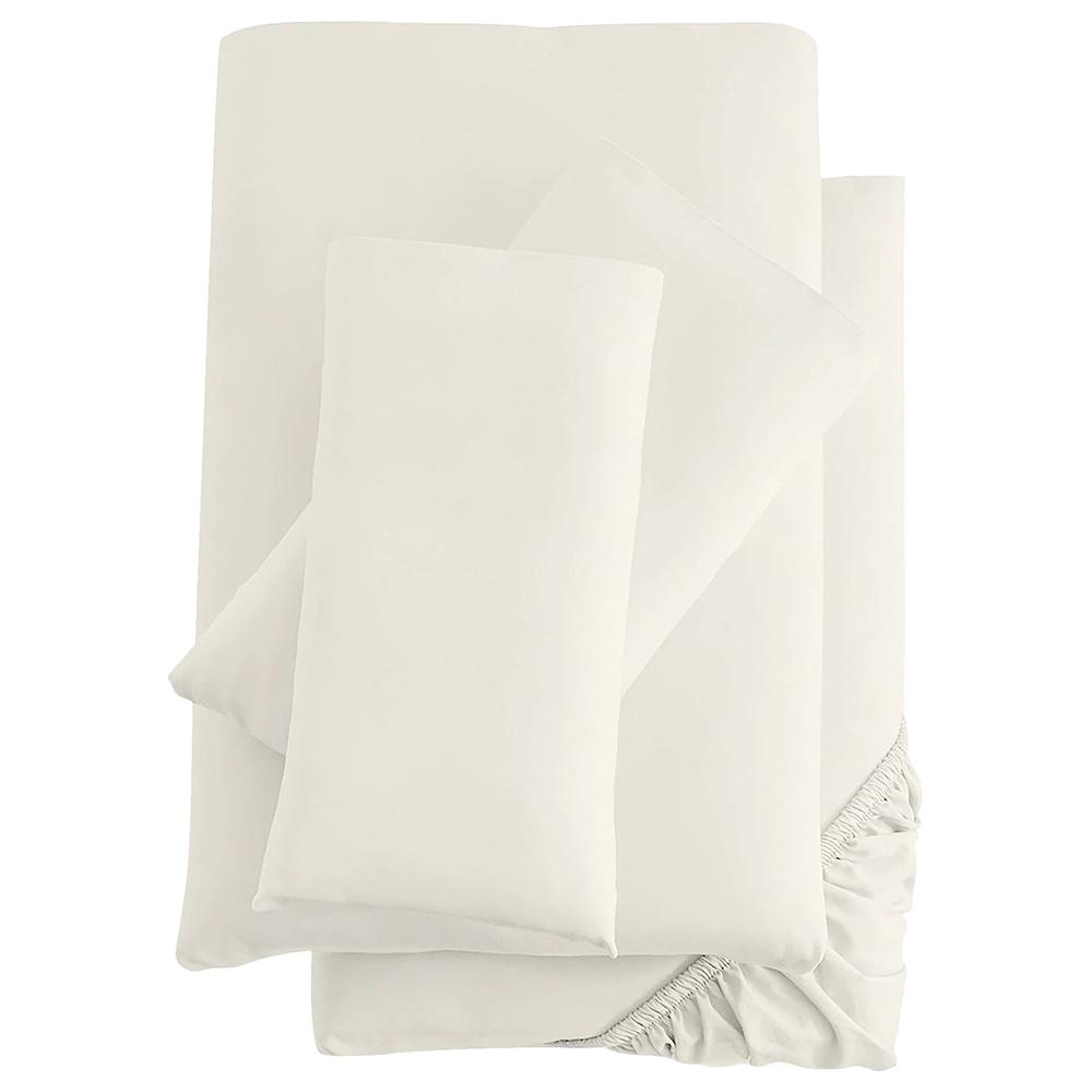 Silentnight - Bamboo Flat Sheet - Cream - 290 x 280 cm