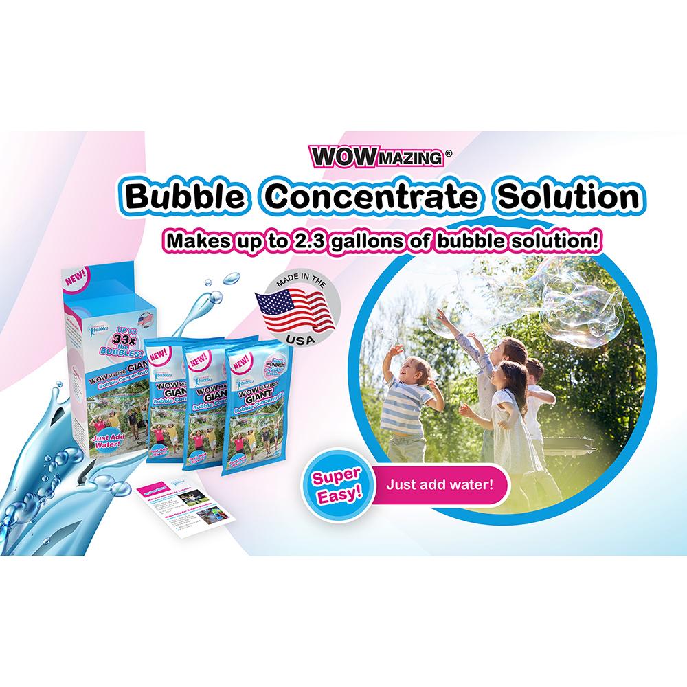 South Beach Bubbles - Wowmazing Giant Bubble Concentrate Refill - Pack of 3