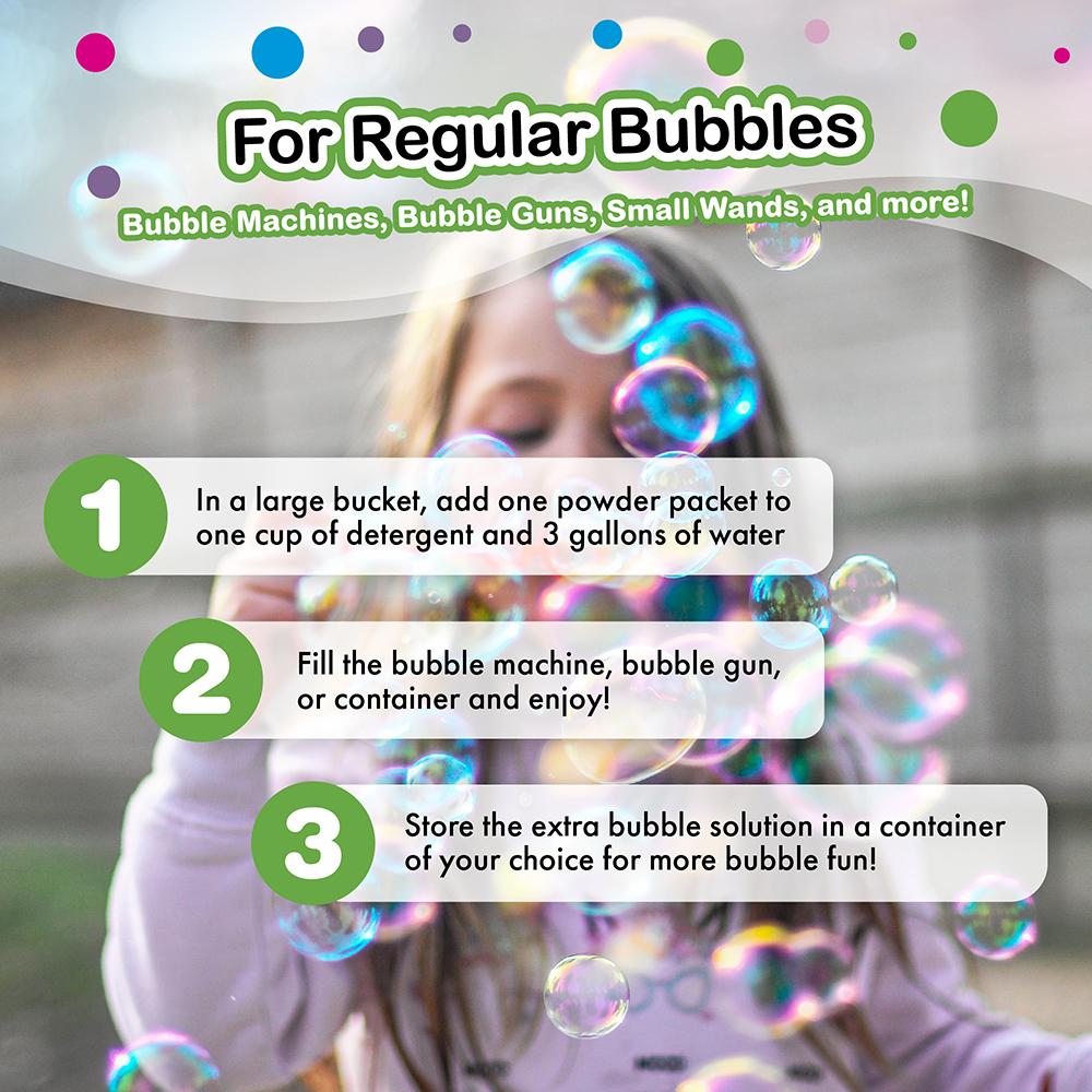 South Beach Bubbles - Wowmazing Giant Bubble Powder Refill - Pack of 6