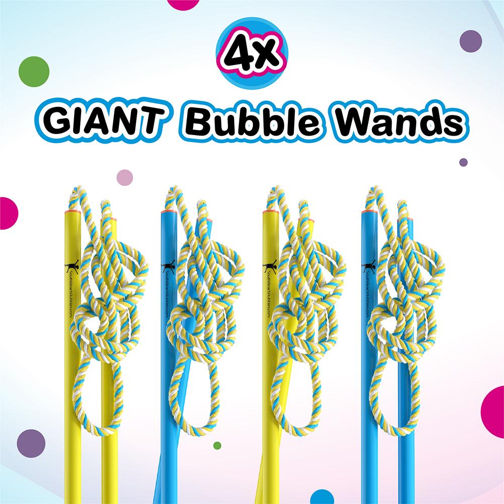 South Beach Bubbles - Big Bubble Wands - 4pcs